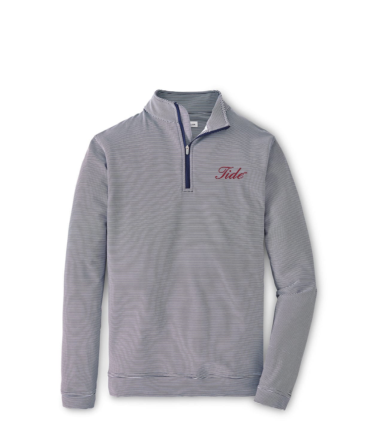 TIDE PERTH SUGAR STRIPE 1/4 ZIP